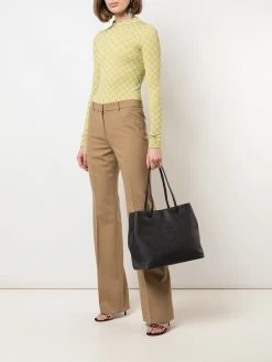 Marc Jacobs East-West logo shopper tote