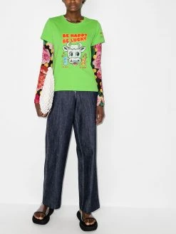 Promo 🤩 Marc Jacobs X Magda Archer Be Happy Be Lucky cotton T shirt 💯 11 Marc Jacobs x Magda Archer Be Happy Be Lucky cotton T-shirt