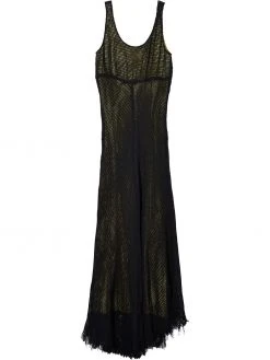 Marc Jacobs sleeveless mesh maxi dress