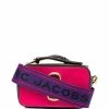 Marc Jacobs logo-plaque colour-block leather crossbody bag