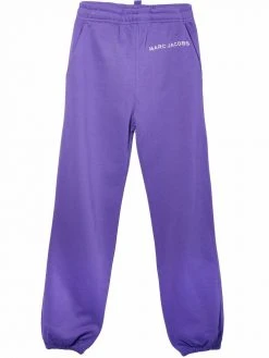 Marc Jacobs embroidered logo ankle-length trousers