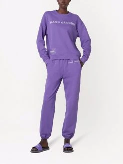 Marc Jacobs embroidered logo ankle-length trousers