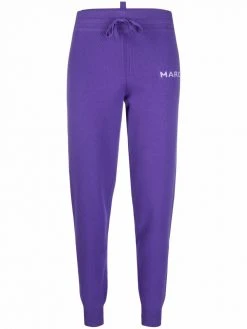 Marc Jacobs The Knit branded tapered-leg track pants
